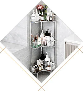 Metal Bath Organizer Rack