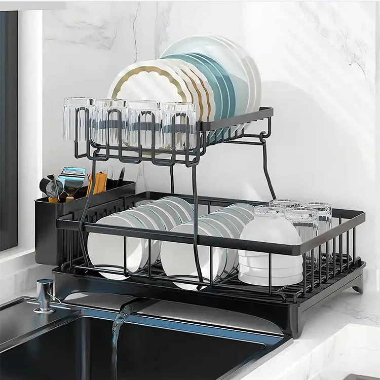 Napa Rak Pengeringan Piring Meja Dapur Logam minangka Pilihan Paling Cerdas kanggo Pawon Modern?