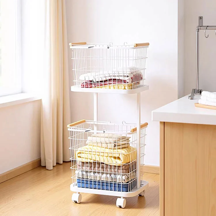 Napa Keranjang Laundry Wesi Kamar Mandi kanthi Roda Penting kanggo Organisasi Omah Modern?
