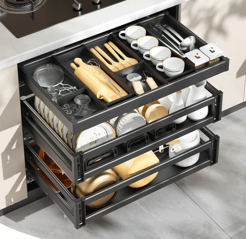 Apa Basket Multilayer Stainless Steel & Aluminium Layak Dipasang ing Lemari Pawon?