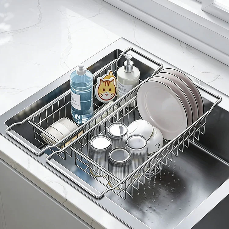 Apa sing Nggawe Rak Saluran Sink Stainless Steel Extensible dadi Pawon sing Luwih Pinter? Apa sing Nggawe Rak Saluran Sink Stainless Steel Extensible dadi Pawon sing Luwih Pinter?