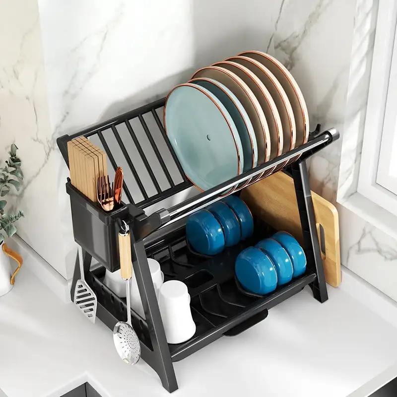 Drain Rack kanggo Tableware lan Sumpit